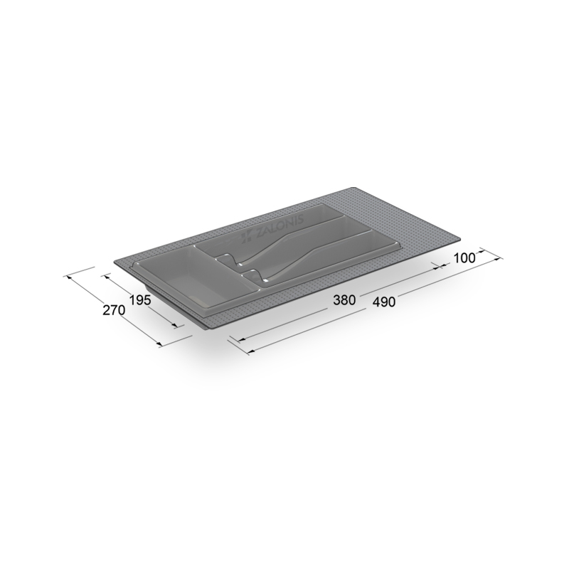 CUTLERY TRAYS VOLPATO 35 GREY